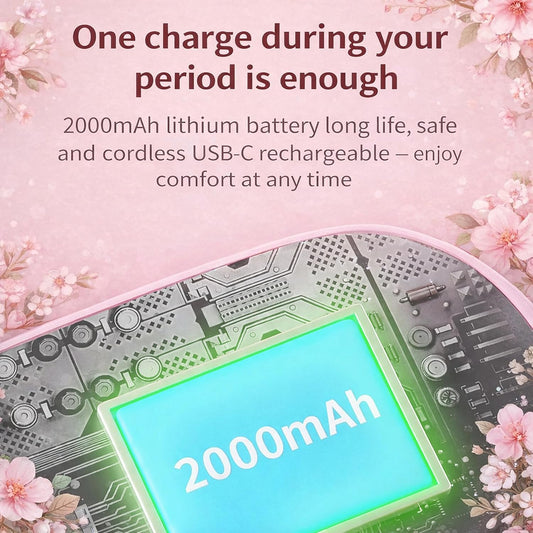 Menstrual Heating Device, Rechargeable Period Pain Relief Machine