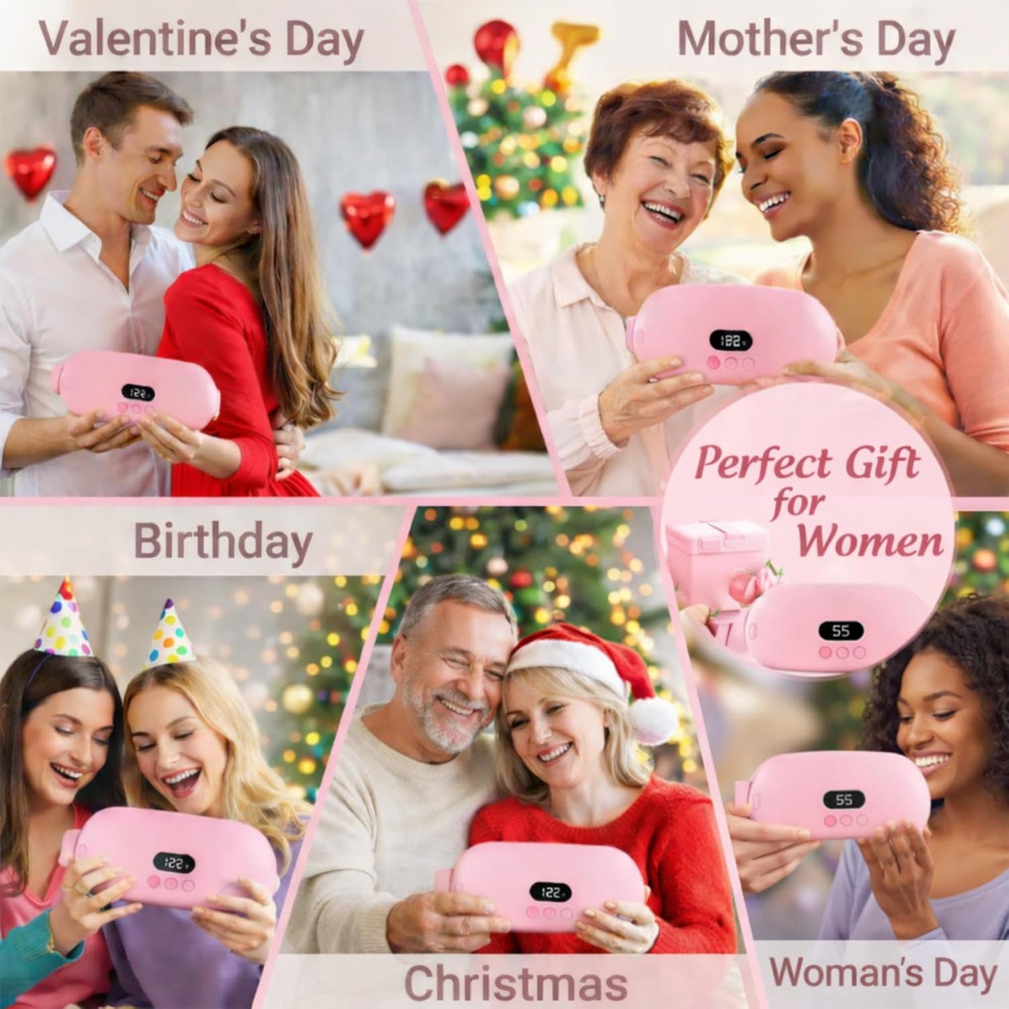 Menstrual Heating Device, Rechargeable Period Pain Relief Machine